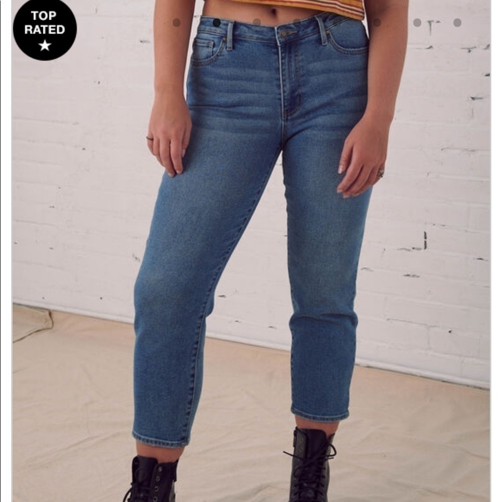 𝅺nwt high rise jeans - Picture 3 of 8